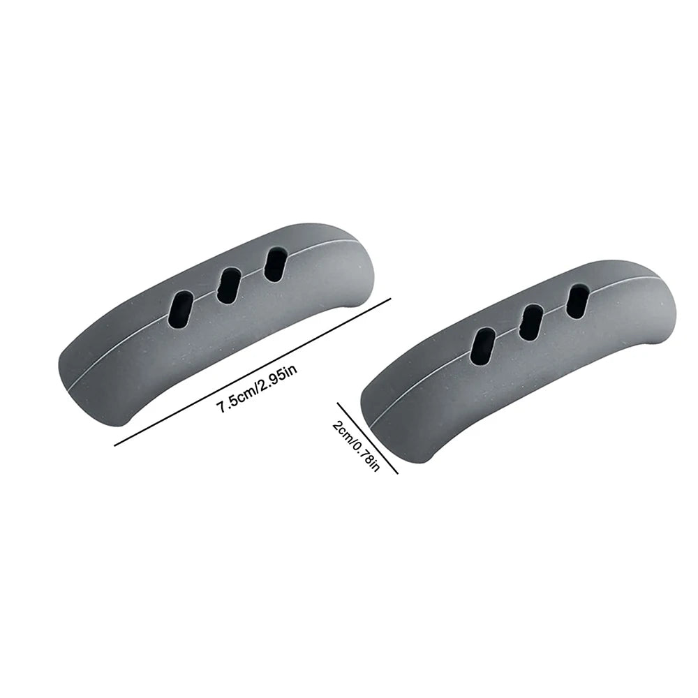 2PCS Silicone Pan Handle Cover – Heat Resistant Non-Slip Grip Sleeve