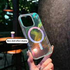 Color Feather Gradient Magnetic Protective Cover For Apple IPhone18 17 Pro Max 16Pro, 16, 15, 14, 13, 12Pro 11 Series Phone Case