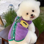 Autumn Winter Dog Clothes Fleece Dog Coat Small Dog Warm Vest with D-Ring Chihuahua Yorkshire Poodle Outfit Fashion Dog Clothing