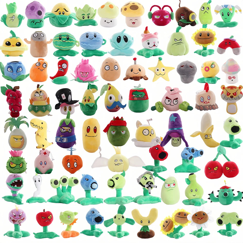 Plants vs Zombies Plush Toys – Cartoon Character Stuffed Dolls Collection