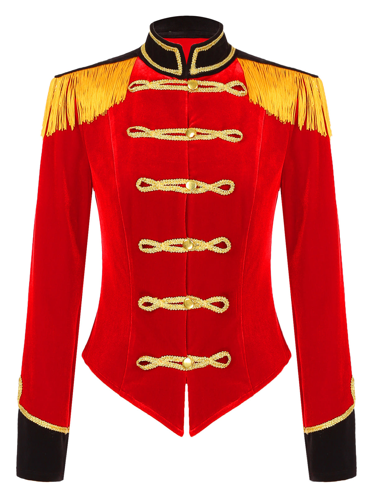 Women Circus Ringmaster Costume – Showman Tailcoat Jacket Outfit