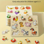 Montessori Geometry Shape Matching Puzzle Board