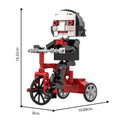 MOC Chainsaw Scary Puppet Billy Doll Building Blocks Horror Movie Toy Murderer Action Figure Puzzle Brick Adult Gift For Kid