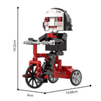 MOC Chainsaw Scary Puppet Billy Doll Building Blocks Horror Movie Toy Murderer Action Figure Puzzle Brick Adult Gift For Kid