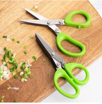 Multi-Layer Stainless Steel Kitchen Scissors – Herb, Vegetable & Green Onion Cutter Tool