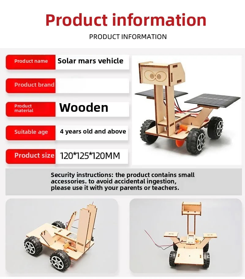 DIY Solar Lunar Exploration Vehicle