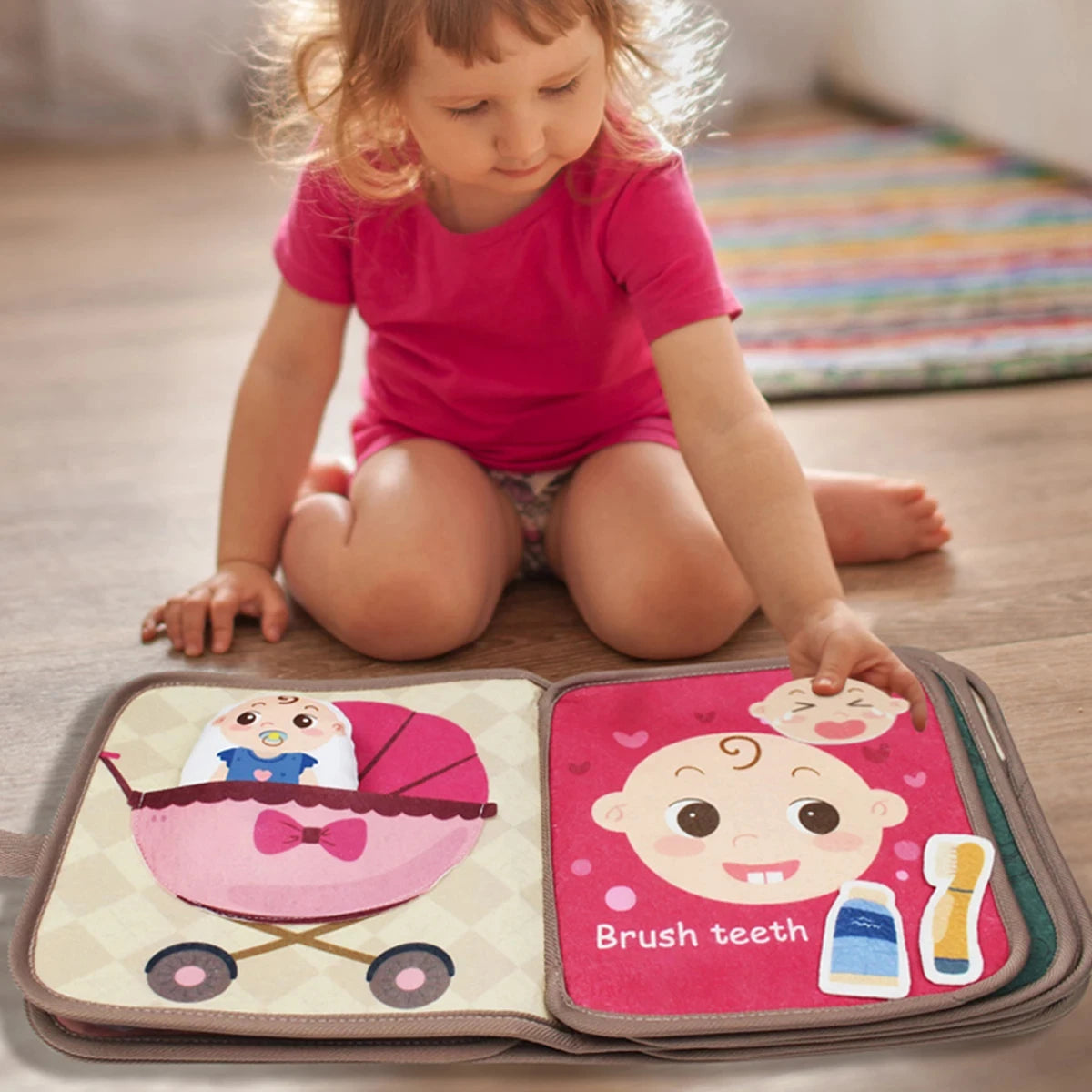 Montessori Busy Book – Sensory Learning & Cognitive Toy