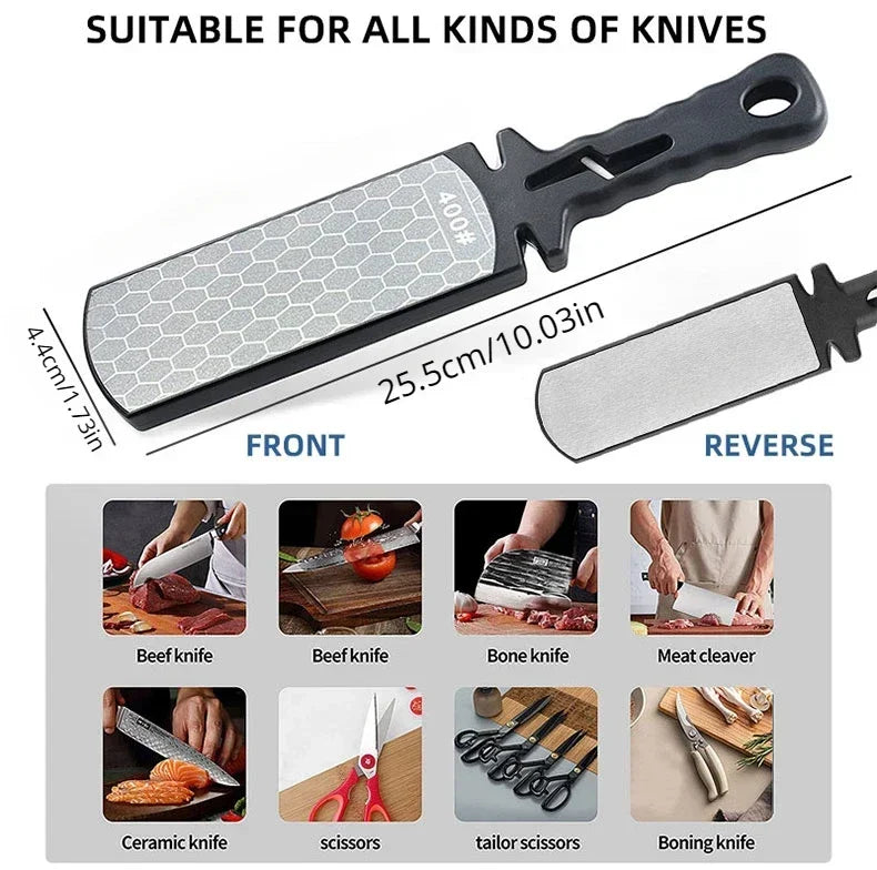 5-in-1 Professional Knife Sharpener – Diamond, Tungsten Steel & Ceramic Multi-Stage Sharpener
