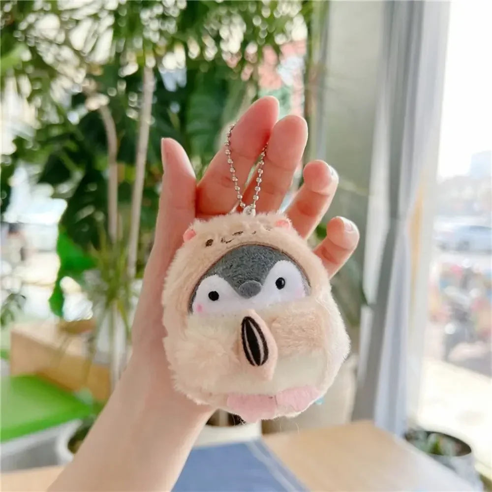 Cute Penguin Plush Keychain Bag Charm for Girls and Kids Gift