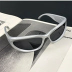 Y2K Wrap Around Sunglasses UV400 Punk Sport Fashion Eyewear for Men & Women