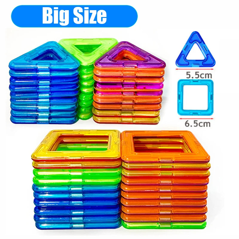 Magnetic Building Blocks DIY STEM Construction Set for Kids