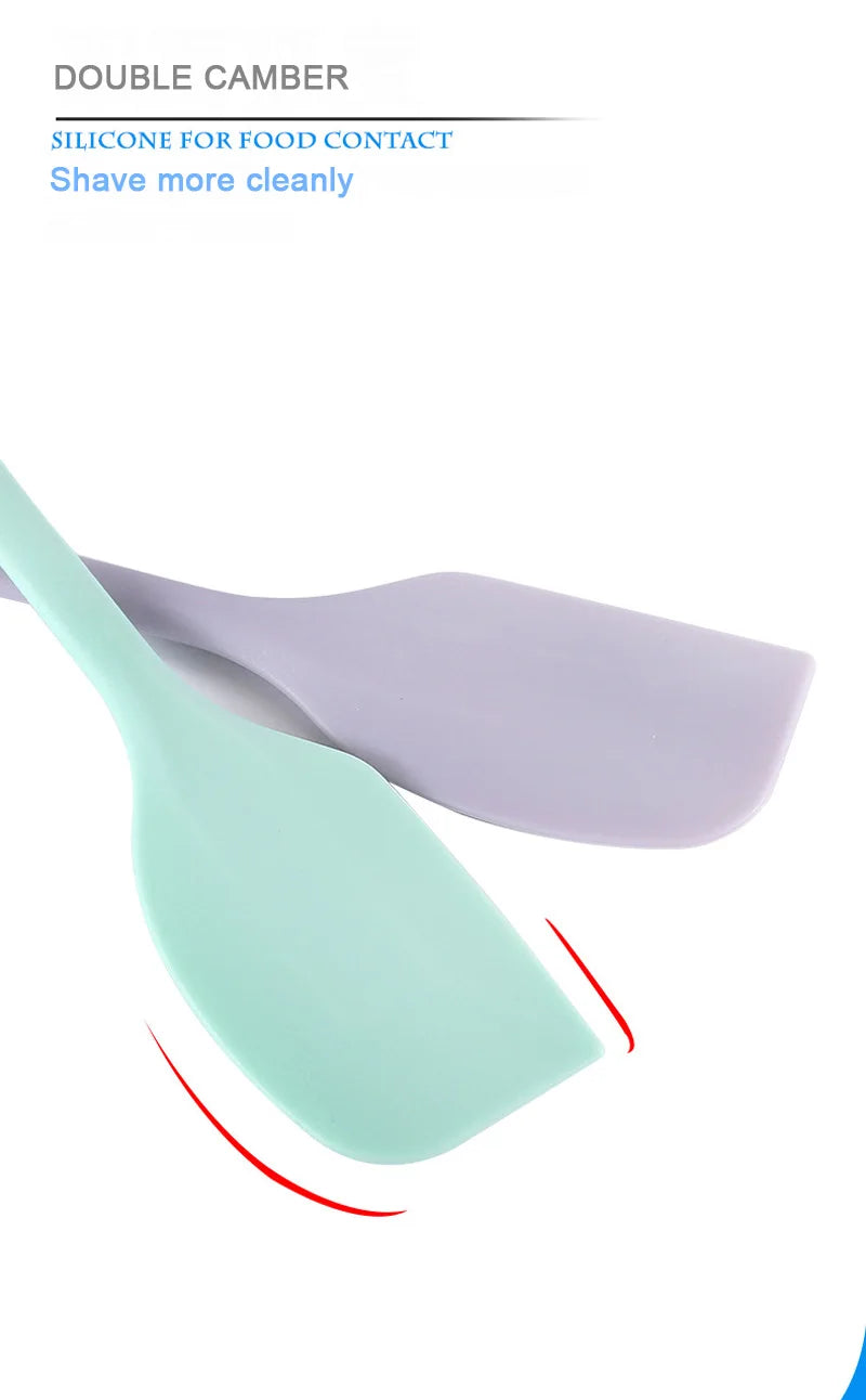 Heat Resistant Silicone Spatula – Non Stick Cream & Baking Tool