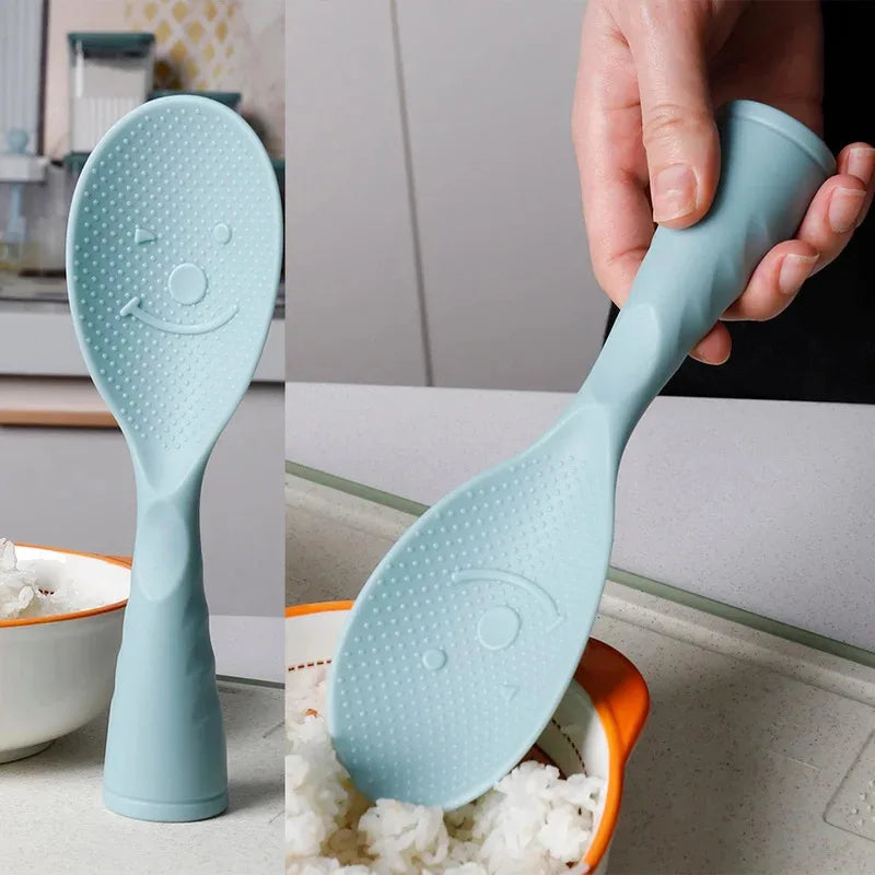 Serve Rice Effortlessly with the Non-Stick Standing Rice Spoon