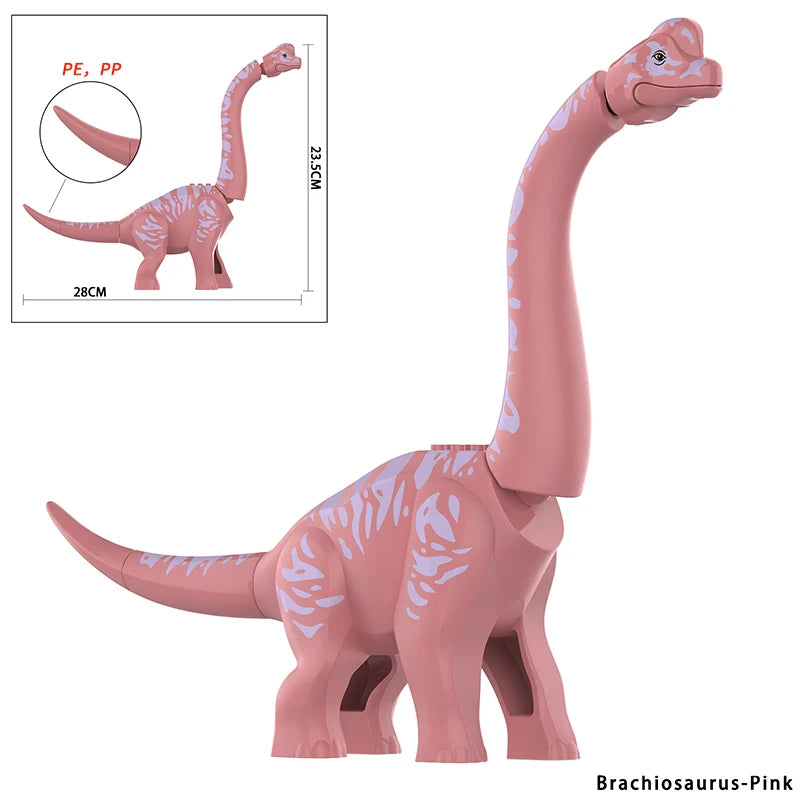Jurassic Spinosaurus Movable Building Block Dinosaur Model