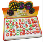 Halloween Light Up Rings for Kids,50 Pcs LED Flashing Ring Toys for Halloween Kids Party Favors Prizes and Goodie Bag Fillers