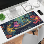 Magic playmat gathering gaming mats Frog Wizard theme anime desk mat Desk accessories 35X60cm mouse mat Raccoon tapete magic mat