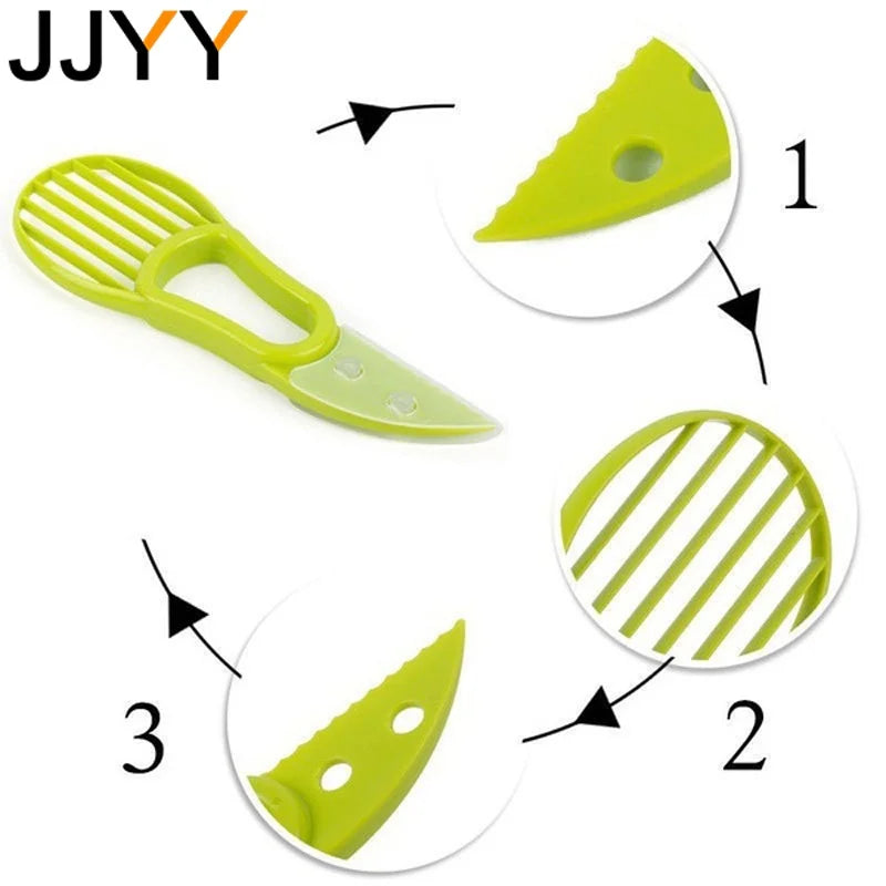 3-in-1 Avocado Slicer – Fruit Peeler, Corer & Pulp Separator