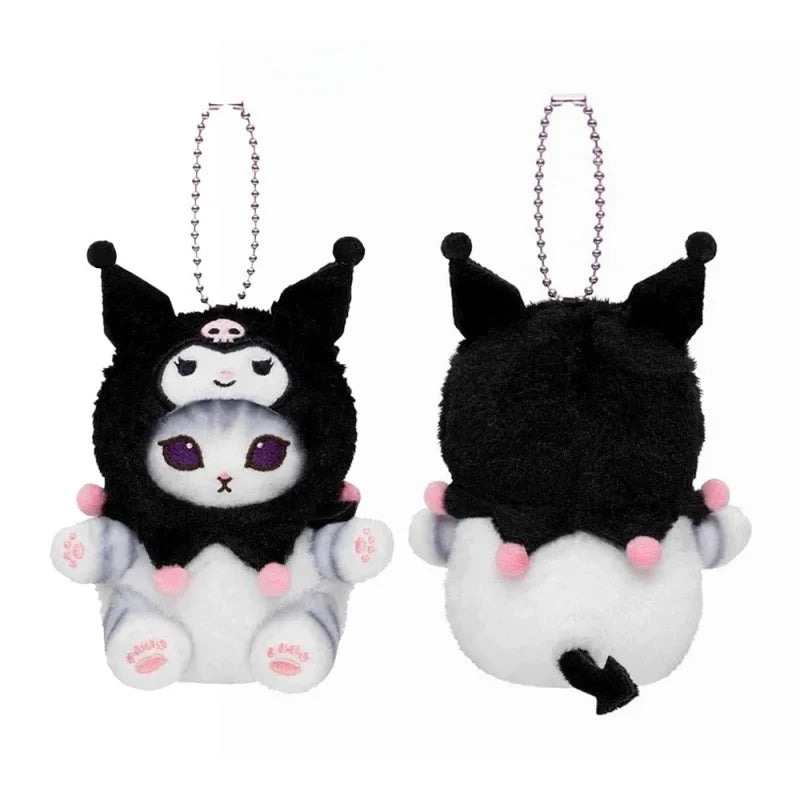 Mofusand Anime Plush Keychain Cute Cat Bag Charm