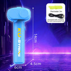Auto Retract Web String Launcher Wrist Rope Shooter Glowing Light Cosplay Battle Toy