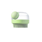 Silicone Dog Bath Massage Gloves Brush Pet Cat Bathroom Cleaning Tool Comb Brush for Dog Can Pour Shampoo Dog Grooming Supplies