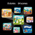 Children's Story Projector with Night Light Flashlight Toy Story Machine Sleeping Lamp Luminous Toys Baby Early Education Toys