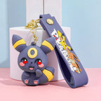 Eevee Plush Keychain Eeveelutions Bag Charm for Pokemon Fans