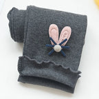 Girls Leggings Autumn Spring Cute Cotton Elastic Waist Children Kids Baby Pants Bottom