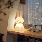 28CM Miffy Kawaii Colorful Remote-controlled Bedroom Ambient Light Cartoon Night Light Cute Gift Toy
