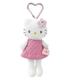 New Product In Stock Japanese Love Button Kt Cat Plush Toy Doll Pendant Cute Bow  Heart Plush Bag Pendant Surprise Gift