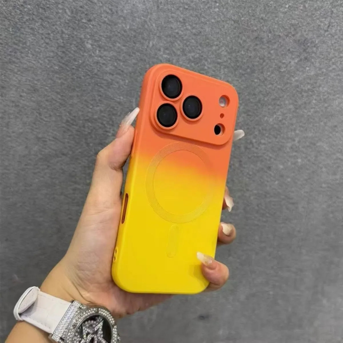 Silicone Soft Phone Case Slim Protective For Apple iPhone 18 17 Air 16 Pro Max 15 14 Plus 13 12 11 for Magnetic Gradient Cover