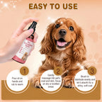 No Rinse Pet Detangler Spray for Long Hair Dogs Cats Removes Mats Knots Reduces Static Softens Fur Daily Grooming Care 50ml