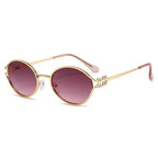Retro Oval 90s Cat Eye UV400 Sunglasses for Women