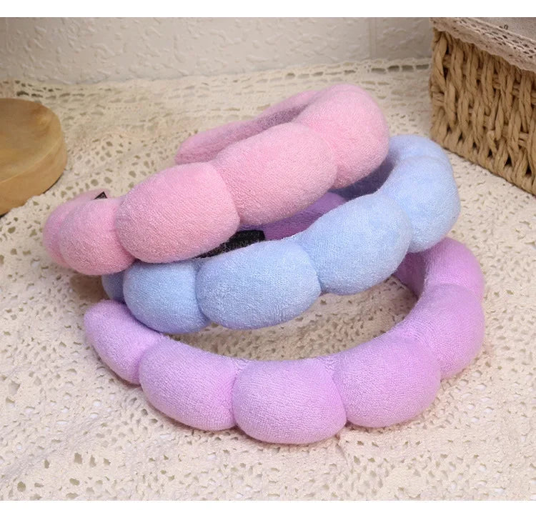 Fashion Sponge Spa Headband for Face Washing & Skincare