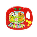 Kids Cartoon Piano Keyboard with Animal Sounds & Flashing Lights