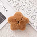 Cartoon Capybara Plush Keychain Cute Kawaii Bag Charm