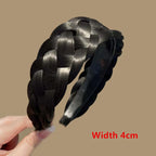 Synthetic Braided Headband for Women