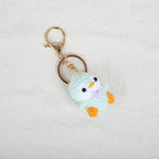 Mini Penguin Crochet Keychain Cute Animal Bag Charm