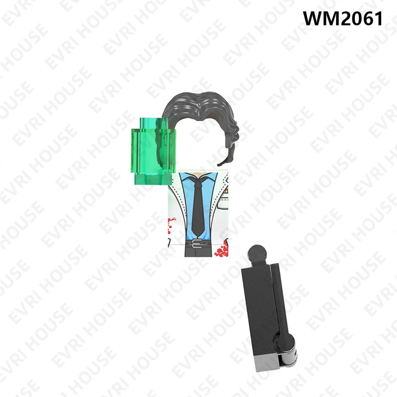 Horror Movie Mini Building Block Dolls Action Figures Bricks Assembly Assembly Toys for Children