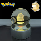 Pokémon 3D Crystal Poké Ball LED Night Light Collectible Figure