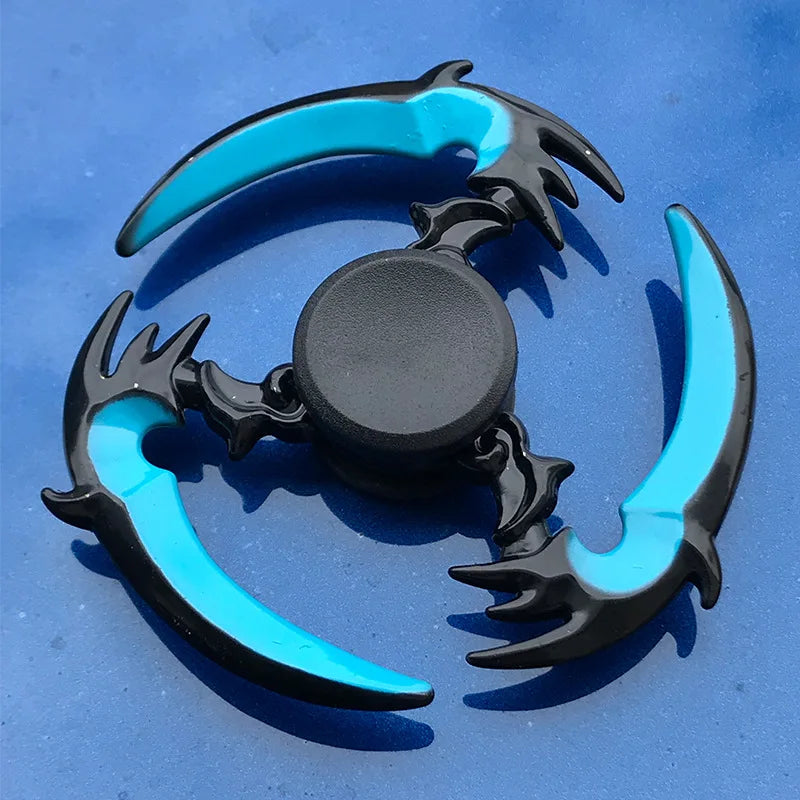 Colorful Zinc Alloy Fidget Spinner Smooth Bearing Hand Gyro Toy