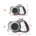 Retractable Dog Leash 3m 5m Automatic Self-Locking Nylon Lead for Medium Large Small Dogs Outdoor Walking Hiking Travel