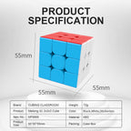 MoYu Meilong 3x3 Stickerless Speed Magic Cube Puzzle Toy