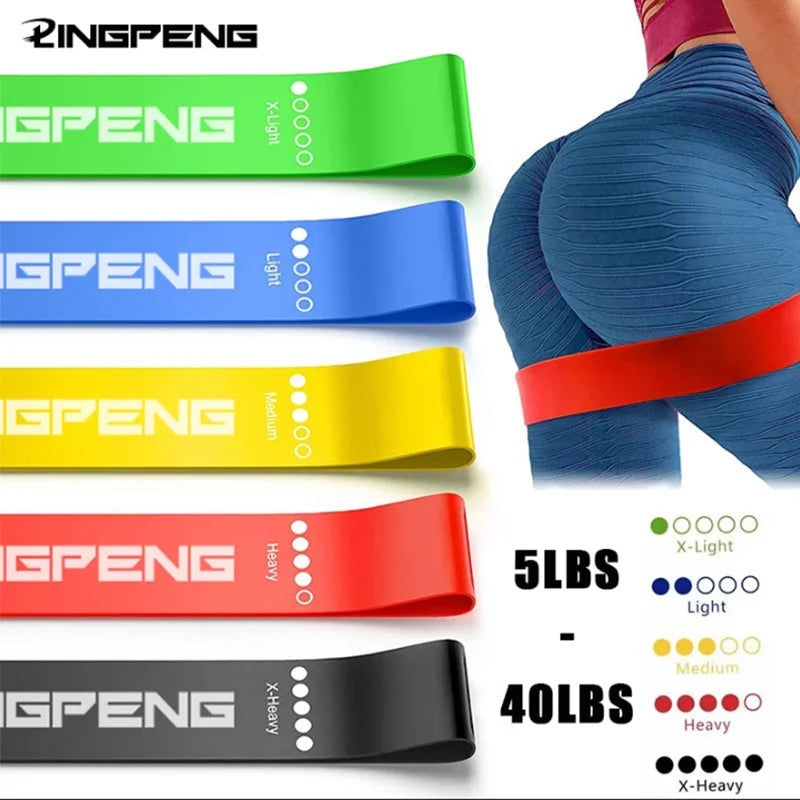 Resistance Bands Fitness Yoga Exercise Loop Set for Strength Training & Workouts