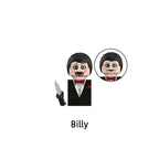 Blind box TP1040 WM6205 KF6173 KF6175 Killer Klowns Mini Figure Classic Horror Thriller Movie Building Block Model Doll Toy Gift