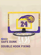Wall Mounted Foldable Kids Basketball Hoop Set with Ball