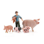 Mini Farm & Wildlife Animal Figurine Set