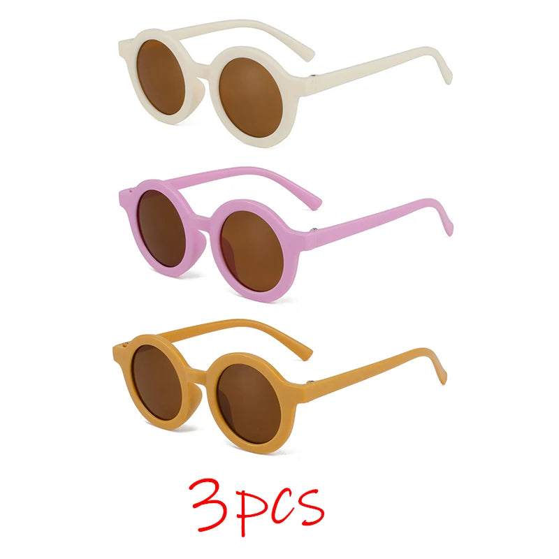 Round UV400 Baby & Kids Sunglasses for Ages 1–7