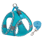 Pet Dog Harness and Leash Set for Small Medium Dog Outdoor Walking Reflective Adjustable Cat Vest Harness Chihuahua Pet Supplies