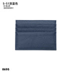 Custom Company Logo Cowhide Card Holder Woman Man Fashion Slim Mini Card Bag Genuine Leather Engrave Name Luxury Casual Purse