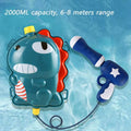 Cartoon Backpack Water Gun for Kids Summer Outdoor Water Play Toy